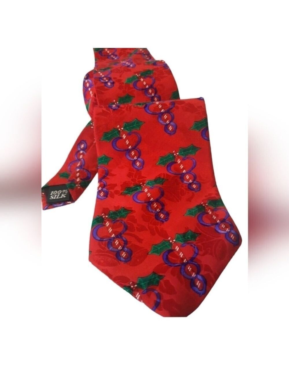 PHYSICIANS only 'DOC HOLIDAY' AVERY Medical Fashions Christmas Tie 100% Silk